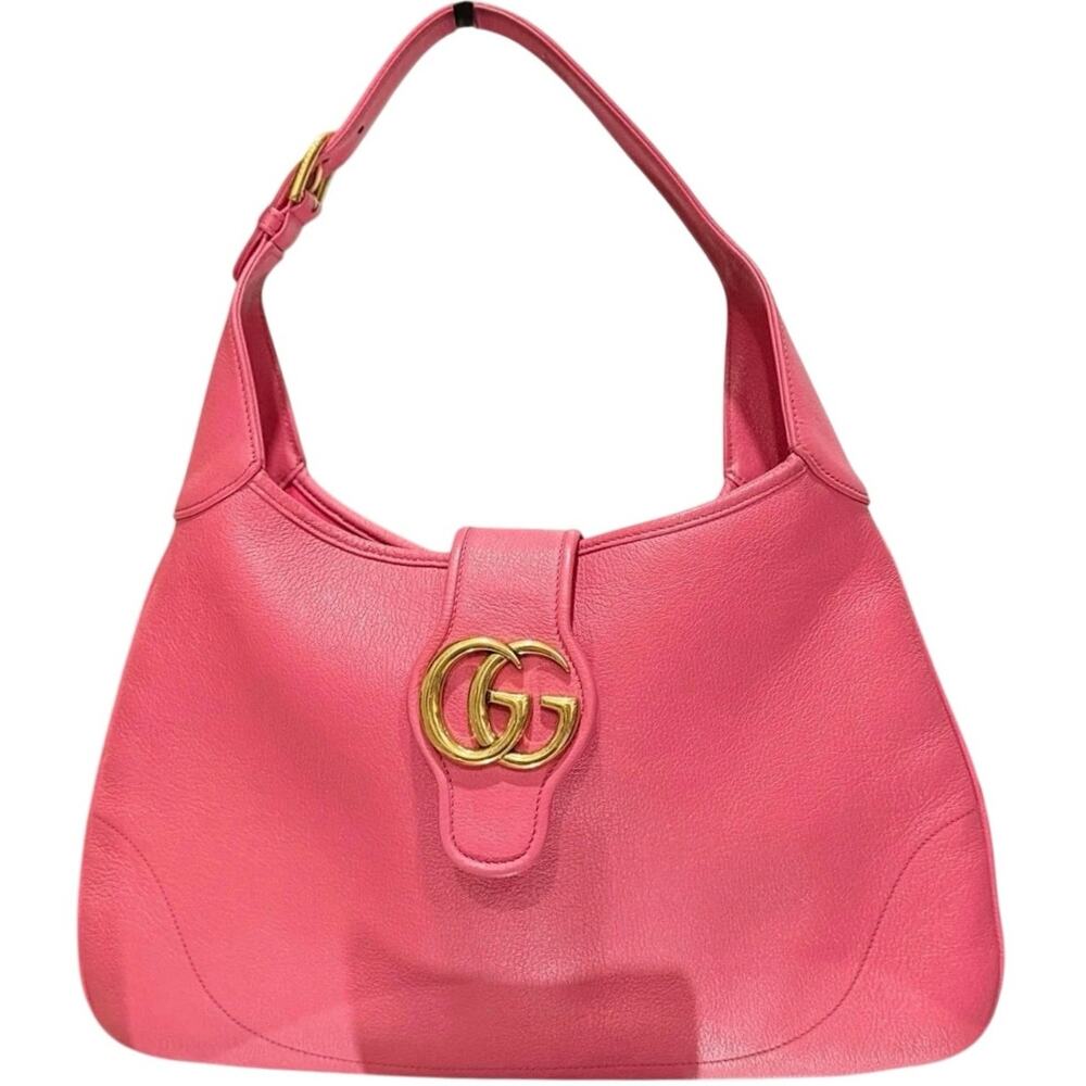 Gucci Aphrodite Medium Leather Shoulder Bag Pink